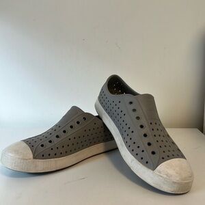 Native Jefferson Original Slip On Shoes Pigeon Grey Unisex Men’s 8Women’s 10